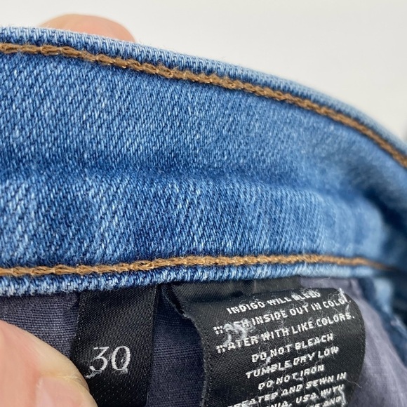 J.Brand mid-rise cropped skinny capri jeans in hewes - Picture 4 of 7